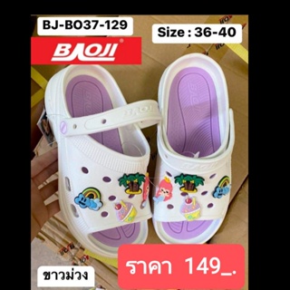 สินค้า Baojiรองเท้าบาโอจิ พื้นสูง รุ่นBJ-B037-129