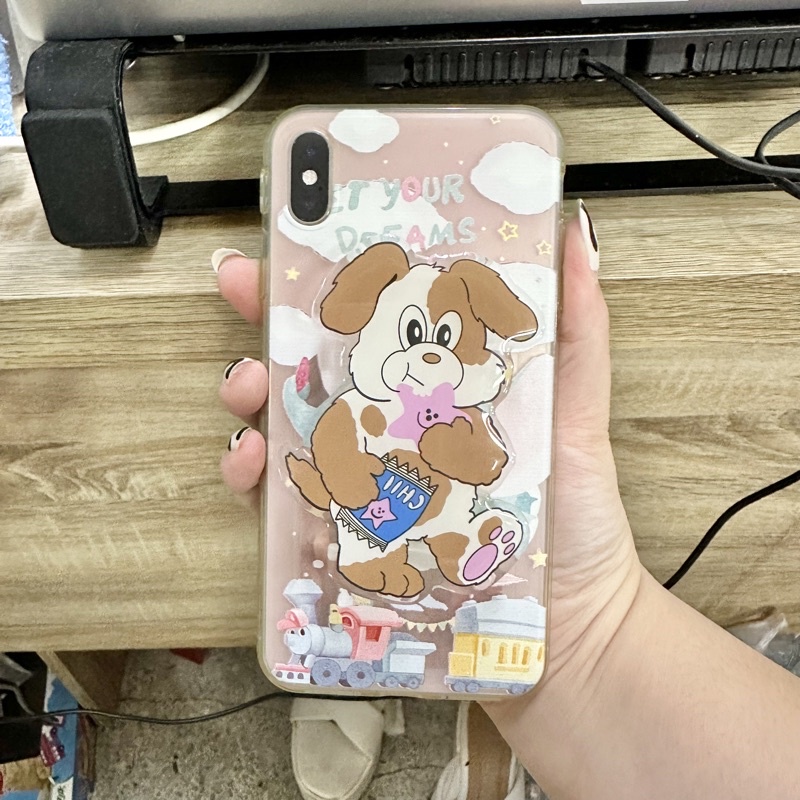 พร้อมส่ง-griptok-cutie-puppy-ตัวอะคริลิกใส-ท้อก-3-ชั้น