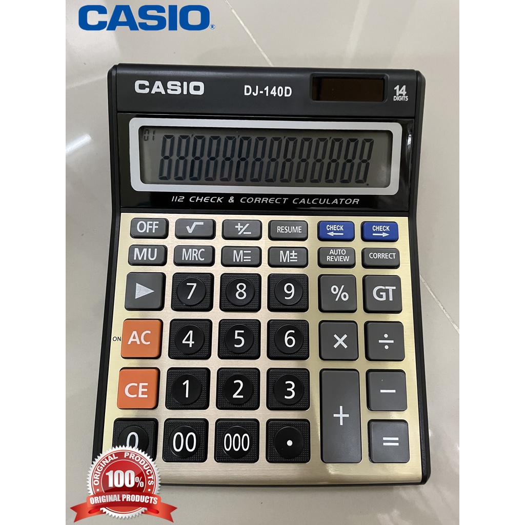 casio-calculator-เครื่องคิดเลขคาสิโอ-gx-140c-ของแท้-100-รับประกัน-2-ป