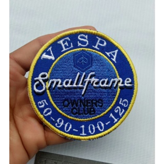 แผ่นแพทช์ ปักลาย Vespa Smallframe สไตล์วินเทจ สําหรับ Vespa 50 90 100 125