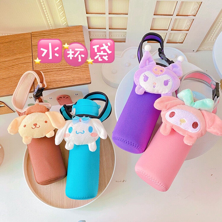 กระเป๋าใส่ขวดน้ำ-sanrio-character-มาใหม่-ขนาด-7-18-cm-สามารถใส่กับกระติกน้ำ-ขนาด-300-600-ml