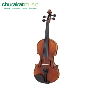 Violin : Custom SV-1 ไวโอลิน สีไม้ธรรมชาติ กึ่งเงากึ่งด้าน by Churairat Music