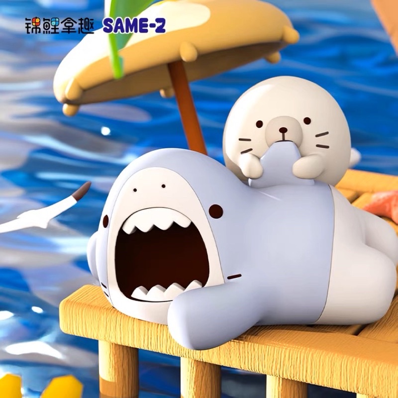 (พร้อมส่ง เลือกแบบได้) SAME-Z Little Shark Soft and Delicious Series ...