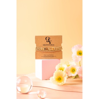 ภาพหน้าปกสินค้าChain  Strap Gold (Medium) สายโซ่กระเป๋า สำหรับคล้องกระเป๋า ความยาว 50 ซม. สีทอง ที่เกี่ยวข้อง