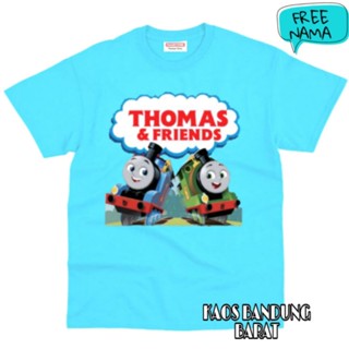 เสื้อยืด ลาย Thomas friends สําหรับเด็กผู้ชาย และผู้หญิง