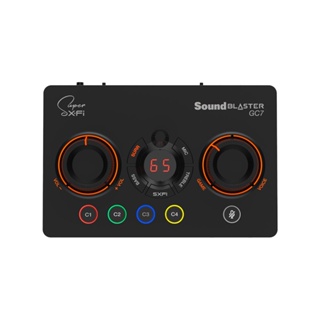 CREATIVE SOUND BLASTER GC7 DAC/Amp USB SOUND CARD ซาวด์การ์ดยูเอสบี พร้อมปุ่มตั้งค่า Sound 5.1 สำหรับการเล่น และสตรีมเกม