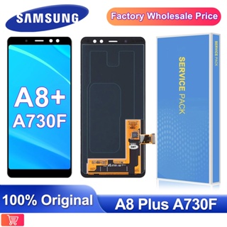 6.0&amp;#39;&amp;#39อะไหล่หน้าจอสัมผัส LCD แบบเปลี่ยน สําหรับ Samsung Galaxy A8 Plus 2018 Display A730 A730F SM-A730F