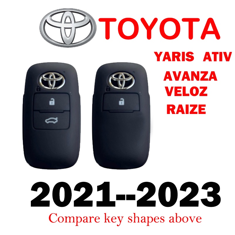 ภาพหน้าปกสินค้าปลอกกุญแจรถยนต์ Toyota YARIS Ativ 2022 2023 Veloz เคสกุญแจ จากร้าน gdmzhkhth.th บน Shopee