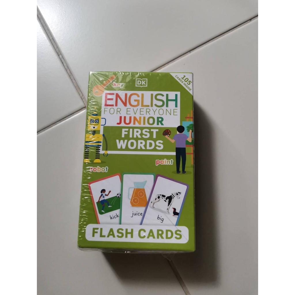 DK English for Everyone Junior First Words Flash Cards มือ1 ในซีล ...