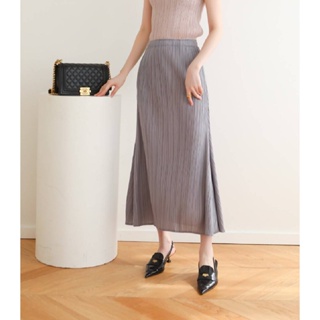 2MUAY PLEAT กระโปรงผู้หญิง กระโปรงพลีทคุณภาพ รุ่น GJO2936 12สี FREE SIZE MERMAID PLEAT SKIRT