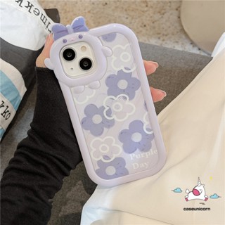 เคสโทรศัพท์มือถือนิ่ม ลายดอกไม้ ประดับโบว์ สําหรับ Samsung A50 A14 A04E A04 A13 A12 A32 A50s A30s A51 A52 A52s A31 A22 A23 A04s M32 A33 A53 A73 A11 A21s A71 A53 A03 A03s A02s
