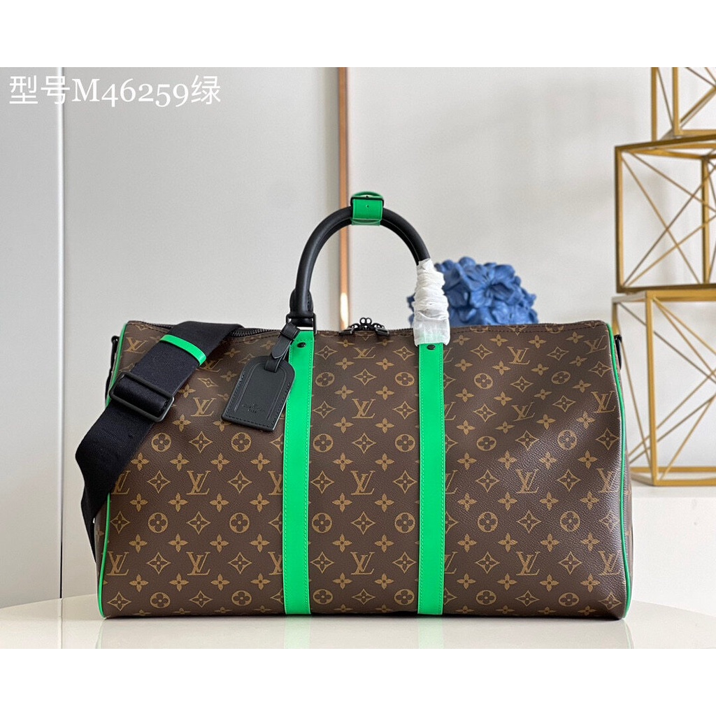 พรี-ราคา9400-lv-louis-vuitton-keepall-50cm-m46259-กระเป๋าแฟชั่นกระเป๋าเดินทาง