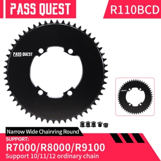 Pass Quest R9100 เพลาข้อเหวี่ยงจักรยาน 110Bcd 58T สําหรับ R7000/R8000/Da9100