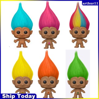 ฟิกเกอร์ Arthur Trolls Rainbow Troll หลากสีสัน ของเล่นสะสม สําหรับเด็ก