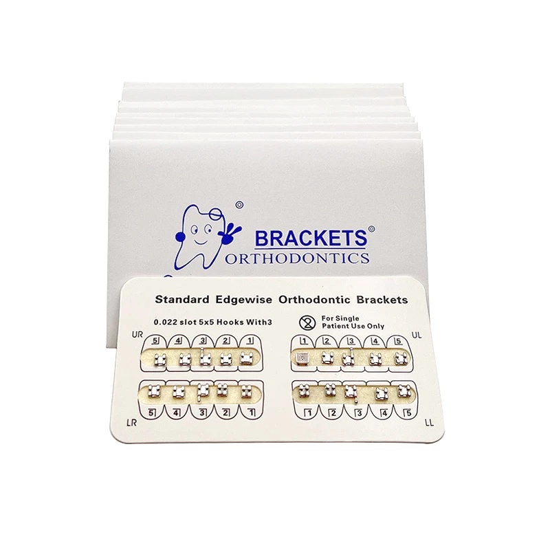 202210 Sets Dental Orthodontics Brackets Metal Teeth Bracket Braces