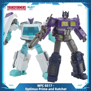 Hasbro Transformers Generations Selects WFC-GS17 Shattered Glass Ratchet Optimus Prime War for Cybertron 2 Pack Toys