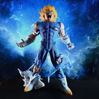 โมเดลฟิกเกอร์ PVC รูปปั้นอนิเมะ Dragon Ball Z Majin Vegeta Gk ขนาด 25 ซม. สําหรับตกแต่ง
