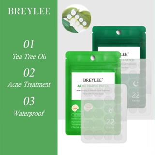 สินค้า BREYLEE แผ่นแปะสิว บำรุงผิว รักษาสิว ช่วยลดอาการอักเสบของสิว บำรุงผิวหน้า ทำความสะอาดอย่างเชี่ยวชาญ Acne Patch Waterproof Acne Stickers
