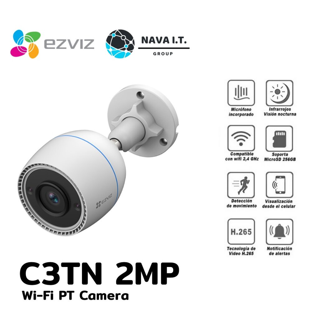 ภาพหน้าปกสินค้า️กรุงเทพฯด่วน1ชั่วโมง ️ EZVIZ C3TN 1080P Wi-Fi Camera กล้องวงจรปิดภายนอก ประกัน 2 ปี