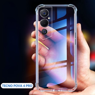 เคสโทรศัพท์มือถือ TPU ใส กันกระแทก สําหรับ Tecno Pova 4 pro 4 3 Pova Neo Pova Neo 2 Pop 5 Lte Pop 7 pro spark 10 pro spark 10c spark 8p spark go 2023 camon 19 pro camon 20 pro