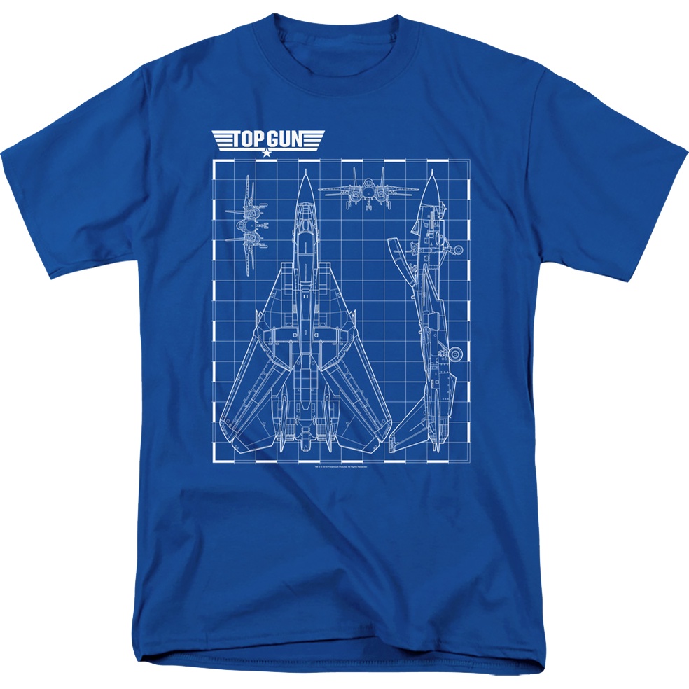 schematic-top-gun-t-shirt-เสื้อสีขาว-tee