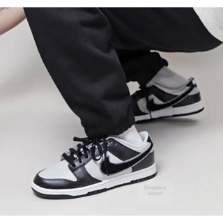 {พร้อมส่ง} Nike Dunk Low Black Grey เทาดำ