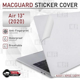 MLIFE - สติ๊กเกอร์ MacBook Air 13 M1 2022 - 2020 A2337 / A1932 / A2179 ฟิล์มกันรอย สติ๊กเกอร์กันรอย สีใส เคส กระจก ฟิล์ม