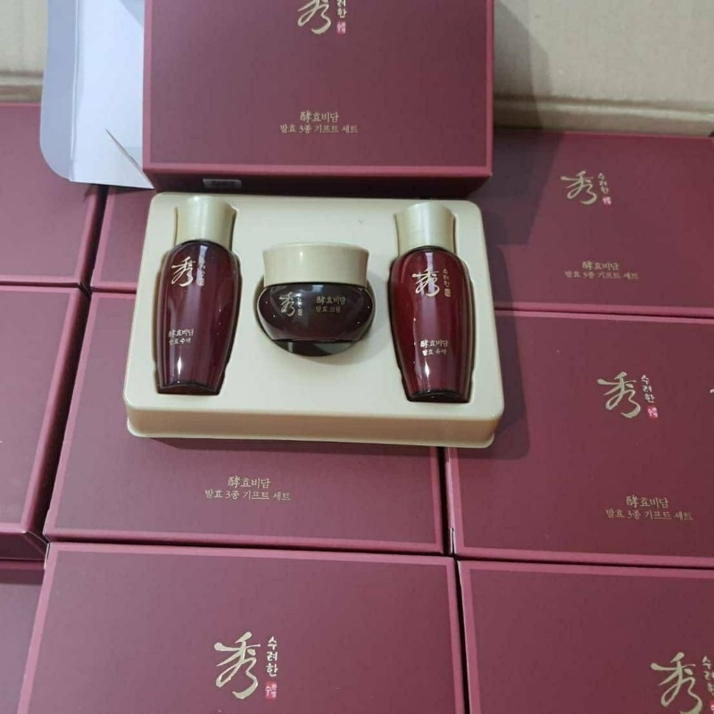 soohanbang-hyobidam-fermentation-skin-care-gift-set-5-types-toner-20ml-emulsion-20ml-cream-5ml