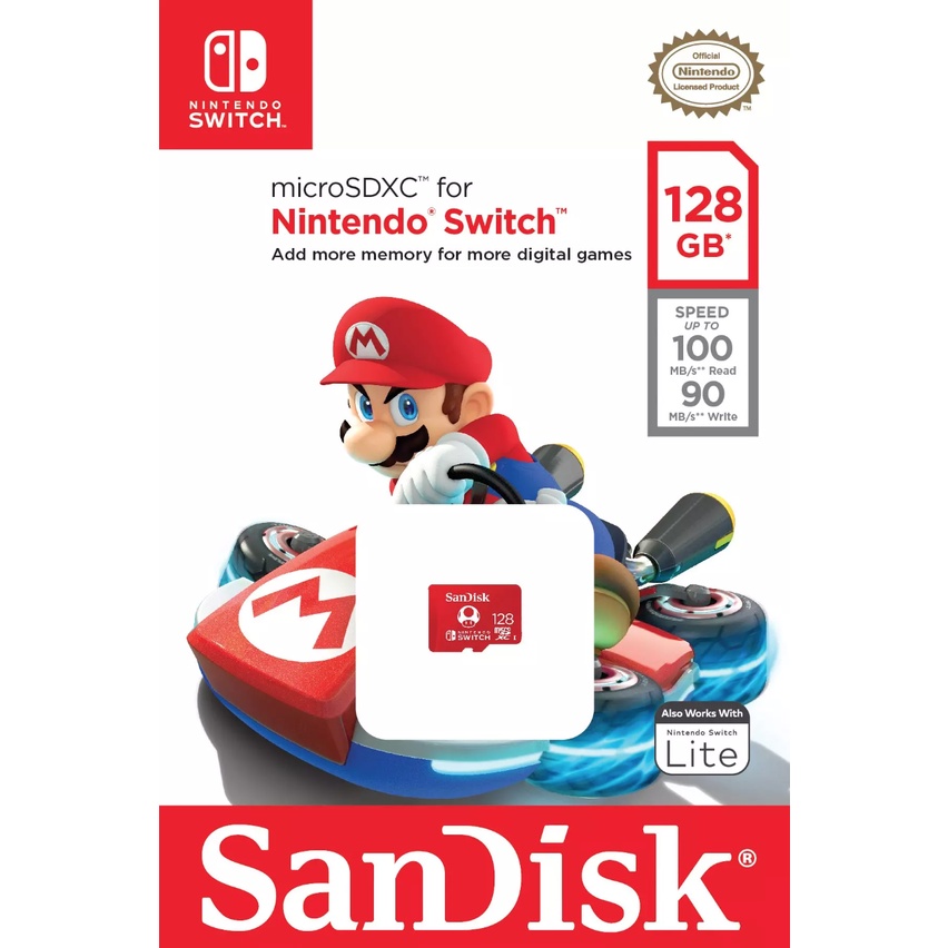 ภาพสินค้าSandisk Micro SDXC Card 64GB/128G for Nintendo Switch / Sandisk Micro SD Ultra Class 10 16 GB, 32 GB, 64 GB เเซนดิส เมมโมรี่การ์ด ขนาด 16 GB, 32 GB, 64 GB จากร้าน ssinterthailand บน Shopee ภาพที่ 6