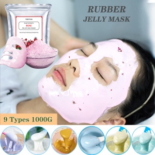 1000g Jelly Mask Powder DIY SPA Peel Off Modeling Crystal Soft Film Rose Collage Rubber Facial Mask Cleansing Hydrating