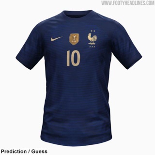 Jersi France 2022 World Cup Home Kit Player Issue Jersey Jersi Bola Baju Bola Jersey (leak)[Fan Issue] [Ready Stok]