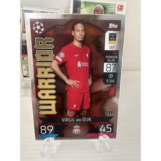 การ์ด 2022-23 Topps Match Attax UEFA League Soccer Cards Liverpool