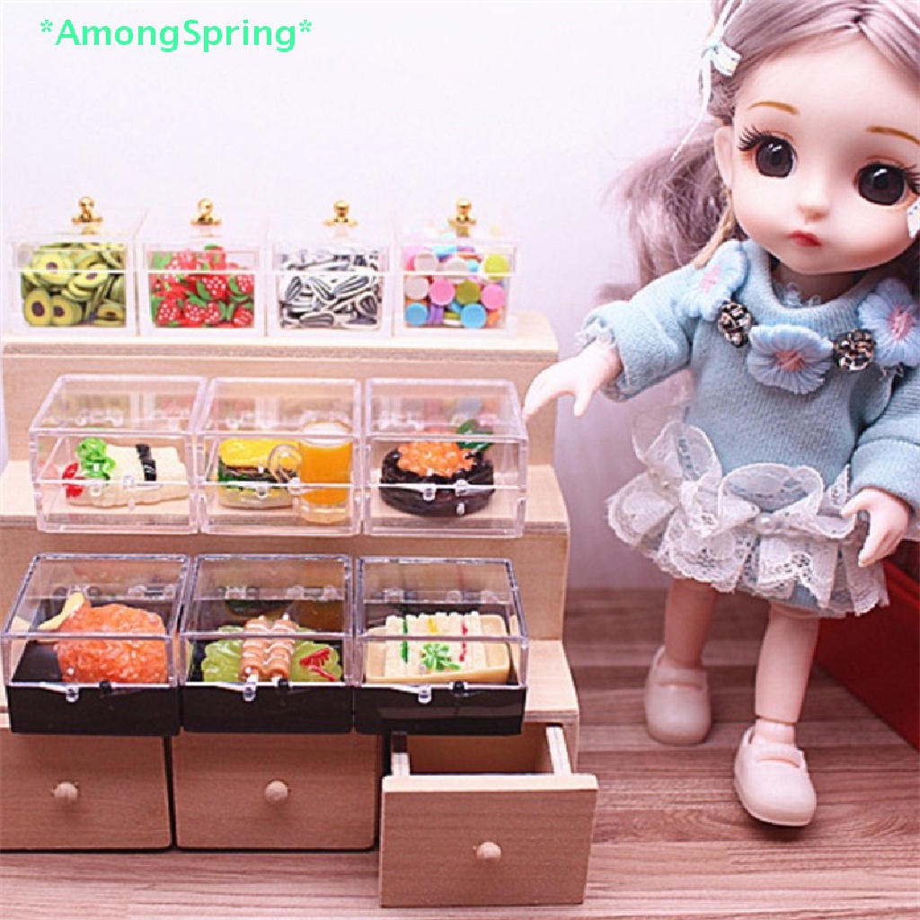 amongspring-gt-โมเดลกล่องขนมเค้ก-ขนมหวานจิ๋ว-สําหรับตกแต่งบ้านตุ๊กตา-2-ชิ้น