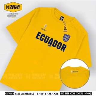 Adult T-Shirt Qatar World Cup 2022 Ecuador Equador Ekuador Fifa World Cup Qatar Boys Girls Unisex Jersey-Rock On Shirt