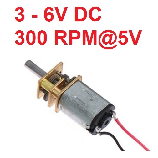 Értékes Mini N20 Full Metal Gear Sebességváltó Motor Dc 3V-6V Slow