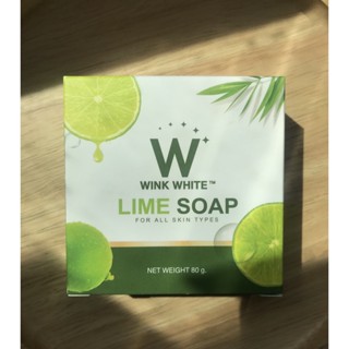 สบู่มะนาว Wink White Lime Soap ( 1 ก้อน )