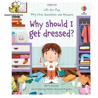 (ใช้โค้ดรับcoinคืน10%ได้) พร้อมส่ง Lift-the-flap Very First Questions &amp; Answers: Why Should I Get Dressed? (Lift the Flap Very First Q &amp; A) (Very First Questions and Answers): 1 Board book