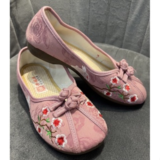 รองเท้าผู้หญิง(งานปัก)สไตล์จีน สีสันสดใส รหัสKL-222
