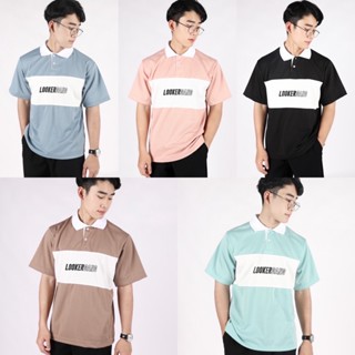 LOOKER-เสื้อโปโลตัดต่อแขนสั้น (9%Clothing)