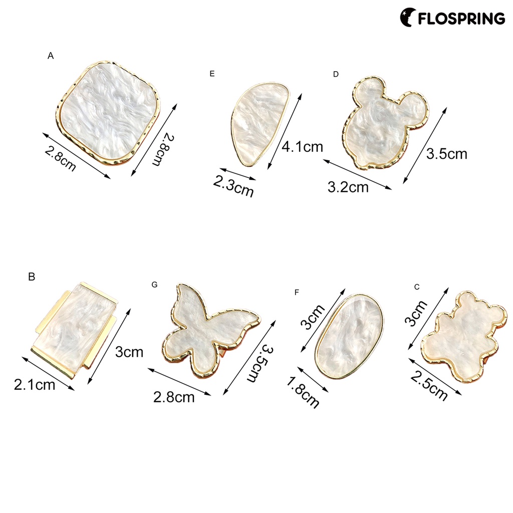 flospring-แผ่นสีเล็บปลอม-ไม่ซีดจาง-สําหรับฝึกทําเล็บ