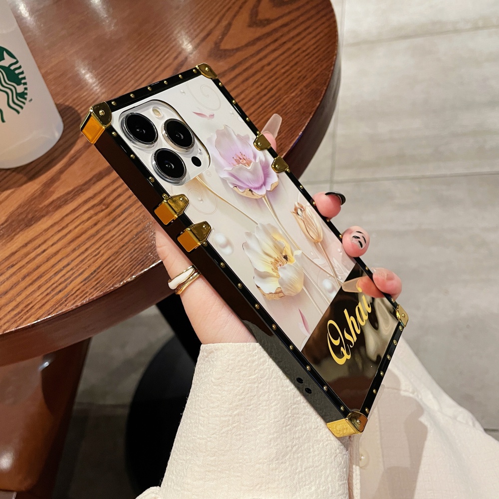 samsung-galaxy-note-20-ultra-note-8-9-note-10-plus-เคสโทรศัพท์-แบบแข็ง-ทรงสี่เหลี่ยม-ลายดอกไม้-หรูหรา