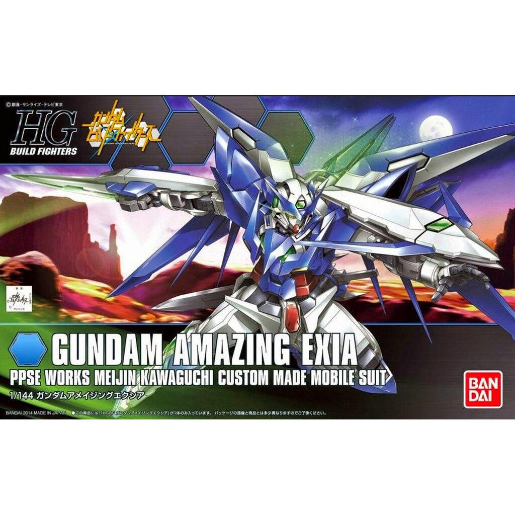 Bandai HG (HGBF) 1/144 GUNDAM AMAZING EXIA 4573102603722 C3 | Shopee ...
