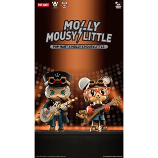 [Asari] ชุดตุ๊กตาฟิกเกอร์ POPMART POPMART STAYREAL Street Wear Molly x Mouse Little Rock SF 2021
