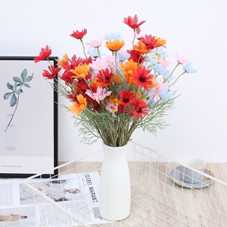 เซ็ตช่อดอกไม้ ดอกไม้แต่งบ้าน เซ็ตดอกไม้แจกัน ดอกไม้สไตล์เกาหลี ดอกเดซี่ ดอกดาวกระจาย ช่อดอกไม้ปลอม พร้อมส่ง