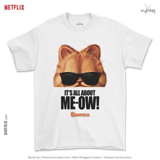 เสื้อยืด พิมพ์ลายภาพยนตร์ Garfield The Movie - 001 สําหรับผู้ชายS-5XL