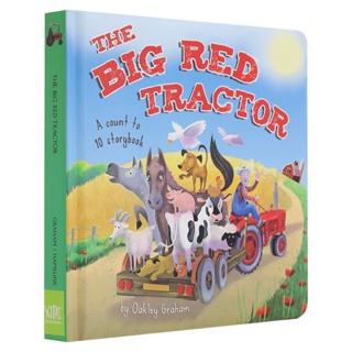 A Book*The big red tractor childrens english picture bookเรื่องราวการตรัสรู้ของหนังสือภาพภาษาอังกฤษสำหรับเด็ก