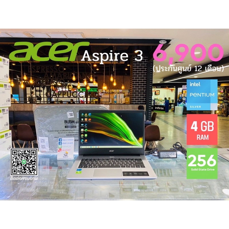 Acer aspire 3 A314 (ประกันศูนย์ 13 เดือน) | Shopee Thailand