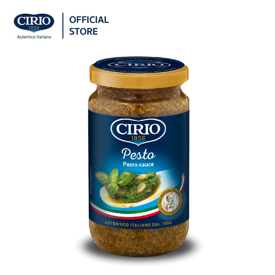 cirio-pesto-sauce-190-g-ซีรีโอ้-เพลสโต้ซอส-ใบโหระพาสับละเอียด-ผสมเมล็ดสนและปรุงรส-ขนาด-190-กรัม-ci29