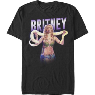Python Britney Spears T-Shirt เสื้อวินเทจชาย เสื้อยืดสวยๆ