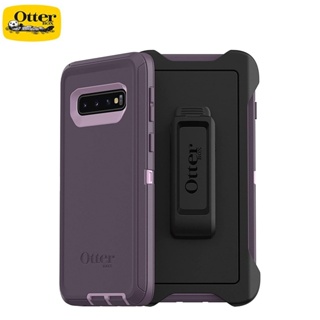 Otterbox Defender Series เคส สําหรับ Samsung Galaxy S10 Plus S10+ เคสโทรศัพท์ คลิป ฝาครอบ กันตก